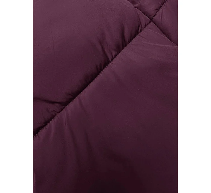 Vypasovaná dámska vesta vo vínovej bordovej farbe (16M9093-06) Vypasovaná dámska vesta vo vínovej bordovej farbe (16M9093-06)