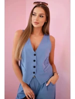 Set vesta + kalhoty džínovina Set vesta + kalhoty džínovina