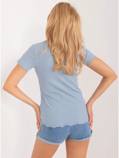 Blúzka D16113Z02448B šedá modrá