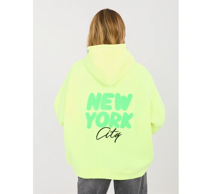 Mikina MJ BL H2587.82 fluo yellow Mikina MJ BL H2587.82 fluo yellow