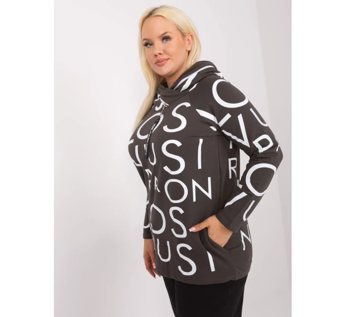 Bluza RV BL ciemny khaki model 19465528 - FPrice Bluza RV BL ciemny khaki model 19465528 - FPrice