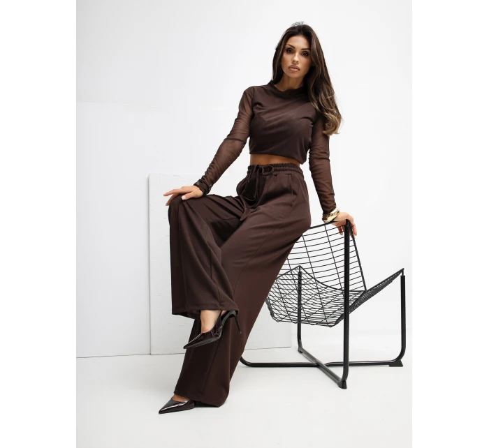 Tepláky RV DR A1061.80 tmavohnedé