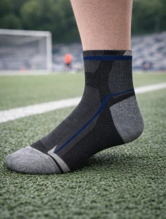 SPORTIVE - Pánske vzorované ponožky Ag+ U941n4