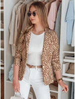 Dámska bunda do pása MARABELL beige FashionStreet PY0127