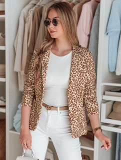 Dámska bunda do pása MARABELL beige FashionStreet PY0127