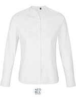 NEOBLU Bart Women Popelínová blúzka s dlhými rukávmi 24.3787 optic white NEOBLU Bart Women Popelínová blúzka s dlhými rukávmi 24.3787 optic white