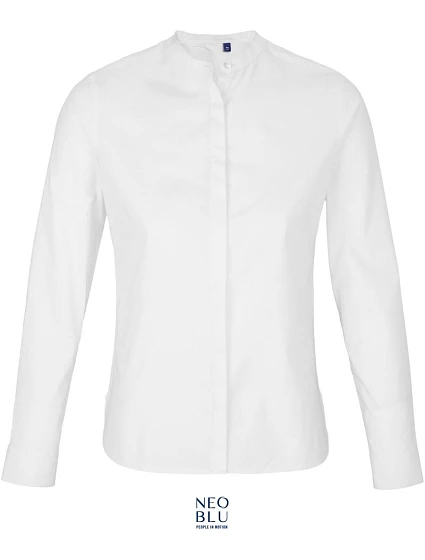 NEOBLU Bart Women Popelínová blúzka s dlhými rukávmi 24.3787 optic white NEOBLU Bart Women Popelínová blúzka s dlhými rukávmi 24.3787 optic white
