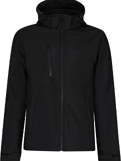 TRA 701 3vrstvá softshellová bunda s kapucí  black/black model 22526220 - Regatta