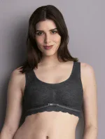 Essential Lace braletka s penovou výstužou 5400 antracit - Anita Classix