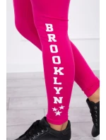 Legíny kalhoty Brooklyn fuchsiová