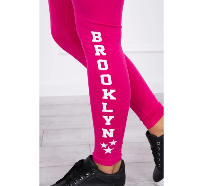 Legíny kalhoty Brooklyn fuchsiová