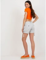 Szorty model 21175298 granatowy - FPrice