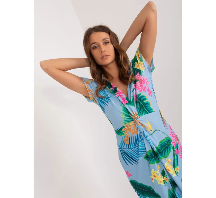 Sukienka DHJ SK  jasny niebieski model 20095153 - FPrice