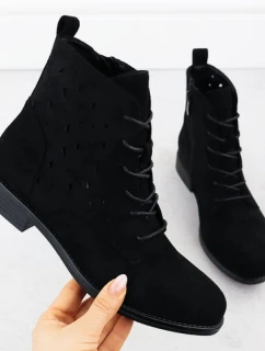 S.Barski W HY51-136 OLI284A semišové čižmy