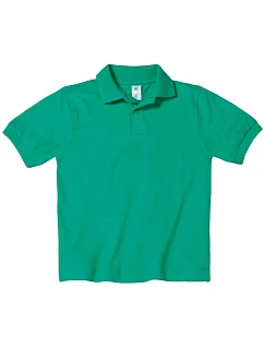 B&C Safran /kids Detské polo tričko z piké 01.0486 pacific green
