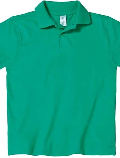 B&C Safran /kids Detské polo tričko z piké 01.0486 pacific green