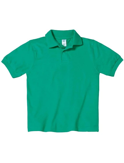B&C Safran /kids Detské polo tričko z piké 01.0486 pacific green