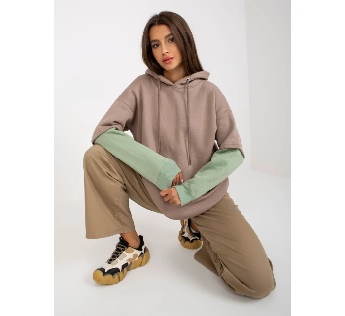 Mikina RV BL 8232.27X tmavo lila