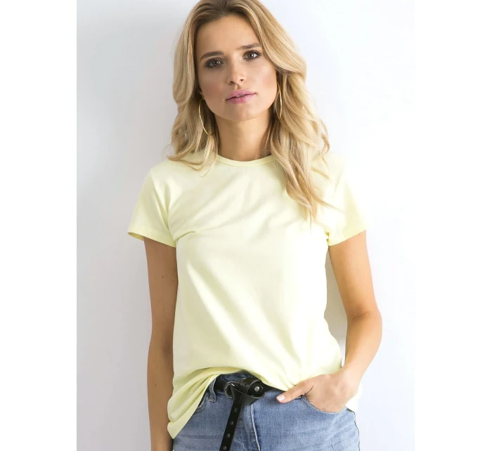 Tričko RV TS model 14824659 světle žlutá - FPrice Tričko RV TS model 14824659 světle žlutá - FPrice