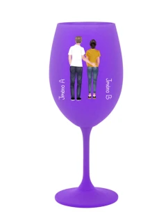 Personalizovaná sklenice s párem 