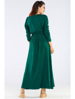Dámske šaty A454 zelené - Awama