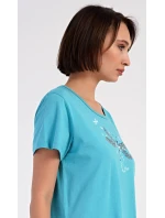 Dámske domáce šaty s krátkymi rukávmi Vanda Dámske domáce šaty s krátkymi rukávmi Vanda