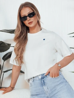 MILOV ecru dámske tričko FashionStreet RY2548