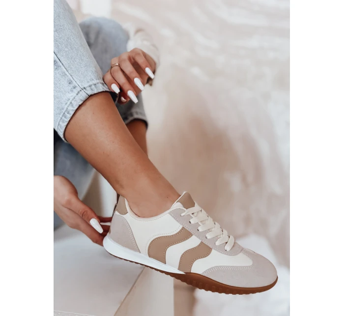 Dámské béžové boty model 21984820 - Dstreet