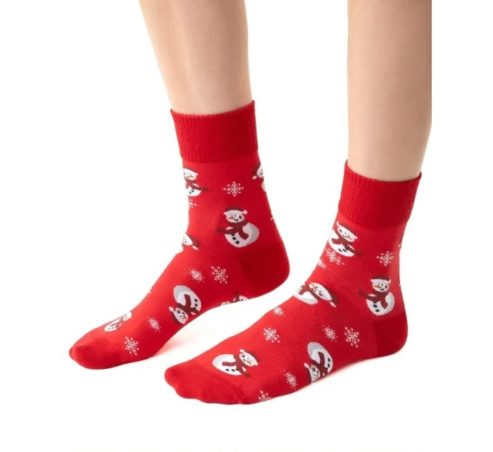 Dámské vánoční ponožky model 21327638 3540 - Steven Dámské vánoční ponožky model 21327638 3540 - Steven