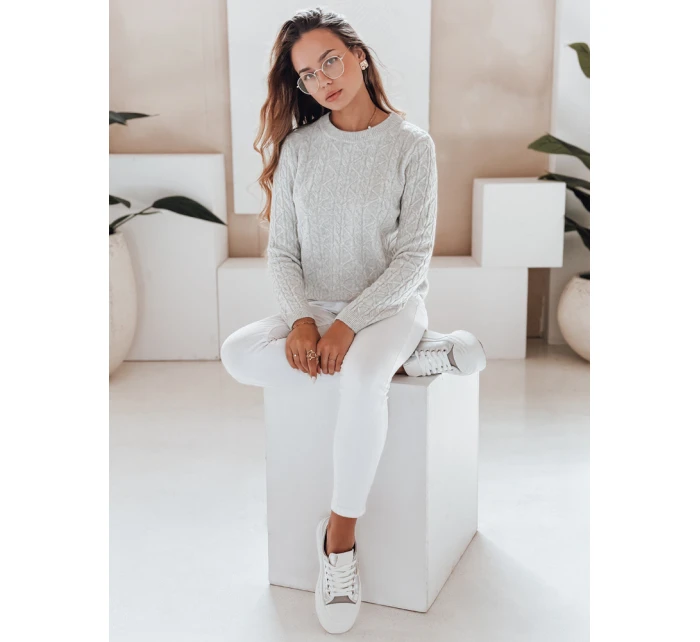 Dámský svetr šedý Dstreet model 21991023 - FashionStreet