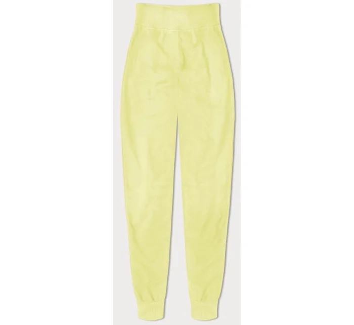 Slim tepláky v citrónovej farbe (CK03-33)