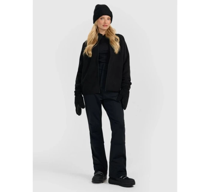 Dámský oversize fleece se stojáčkem model 21868383 - 4F