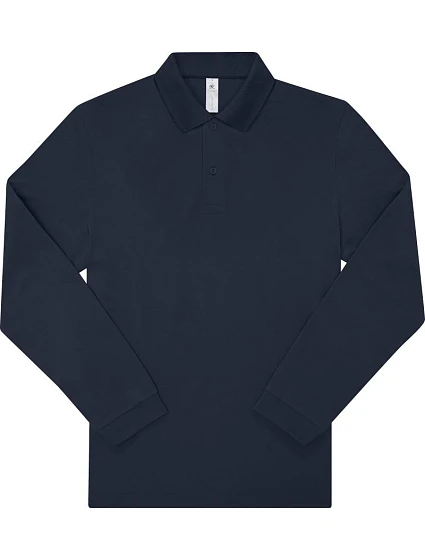 B&C My Polo 180 LSL Piqué – polo s dlhým rukávom 01.U425 tmavomodrá B&C My Polo 180 LSL Piqué – polo s dlhým rukávom 01.U425 tmavomodrá
