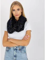 Dámsky tunelový šál AT KM S 6221 čierna
