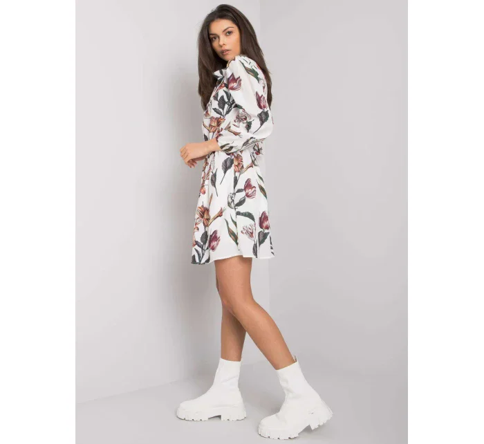 Šaty RO SK E01.49P biela zelená