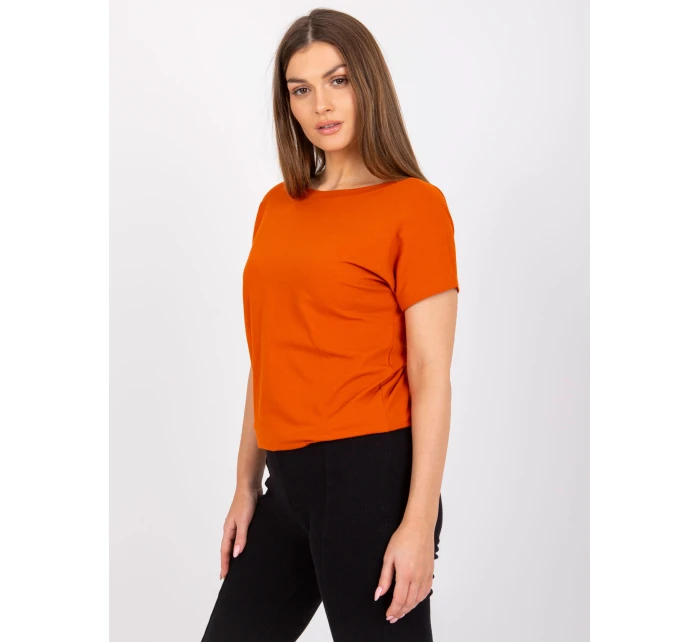 Tričko RV TS 4662.39P tmavo oranžové Tričko RV TS 4662.39P tmavo oranžové