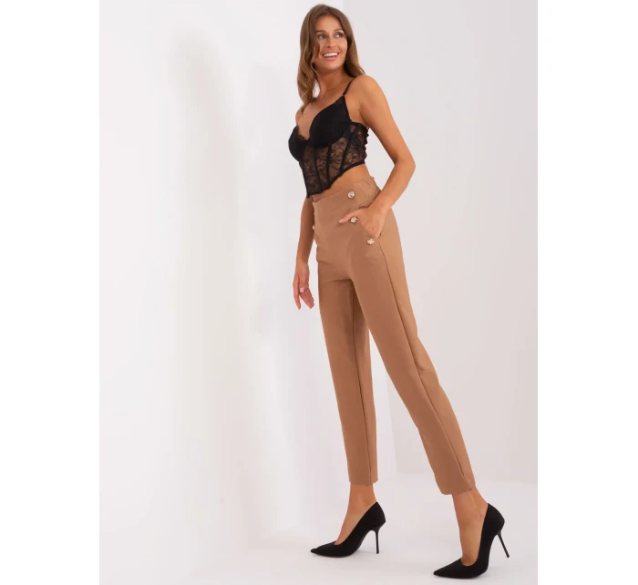 TW SP OB055 nohavice.45 svetlohnedá