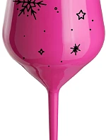 ZIMĚNKA - růžový nerozbitný pohár na víno 470 ml
