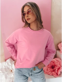Dámská jednobarevná mikina růžová Dstreet model 21985696 - FashionStreet