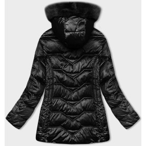 Čierna zimná bunda S´WEST s odopínacou kapucňou (B8200-1)