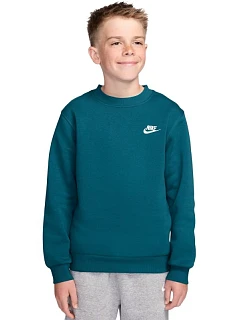 Detská mikina Nike Sportswear Club Fleece, zelená, FD3006 372