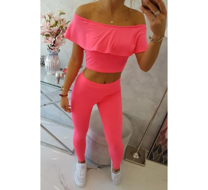 Súprava volánikov ružová neónová Súprava volánikov ružová neónová