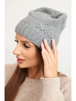 Čepice s rolováním Magda K293 camel