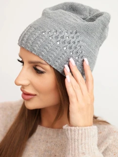 Čepice s rolováním Magda K293 camel