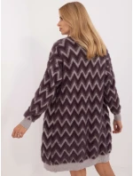 Cardigan AT SW 2340 A.00 tmavo fialový