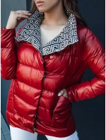 Dámska prešívaná prechodná bunda DELSY červená FashionStreet TY4417