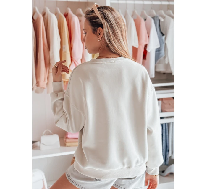 Dámská oversize mikina s šedá model 21988111 - Dstreet Dámská oversize mikina s šedá model 21988111 - Dstreet