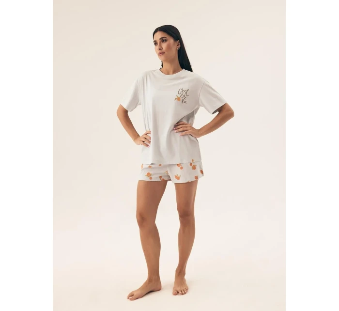 Dámske pyžamo Henderson 42684 Naranja w/r S-2XL Dámske pyžamo Henderson 42684 Naranja w/r S-2XL