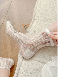 Ponožky Magnetis Flowers Stripes