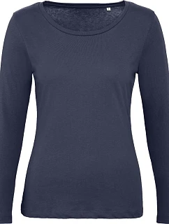 B&C Inspire LSL T /women_° Dámske tričko s dlhým rukávom 01.TW71 námornícka modrá